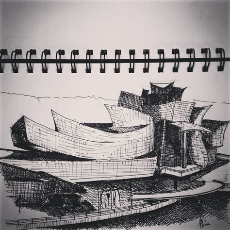 Guggenheim Museum Bilbao Drawing