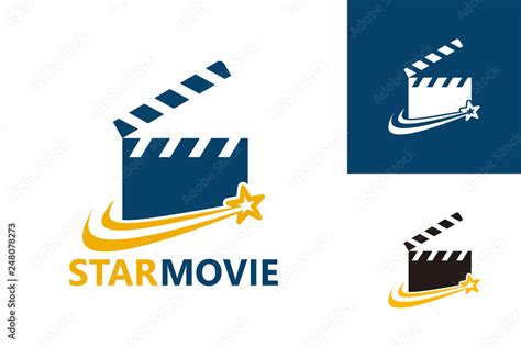 Star Movie Logo Template Design Vector, Emblem, Design Concept, Creative Symbol, Icon Stock ...