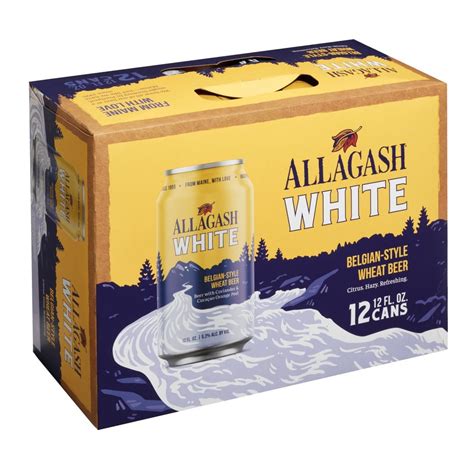 Allagash White 12-pack Cans | Colonial Spirits