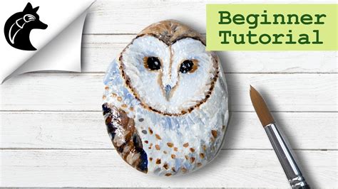 Rock Painting Tutorial for Beginners Owl - YouTube