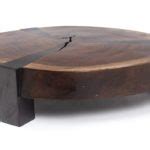 Wood Tree Round Trunk Coffee Table - TheBestWoodFurniture.com