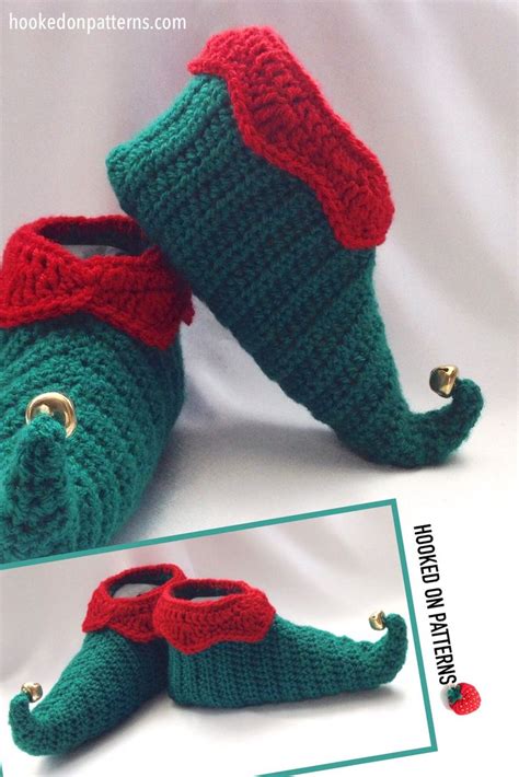 Elf Slippers Shoes Crochet Pattern - Curly Toes | Elf slippers, Crochet ...