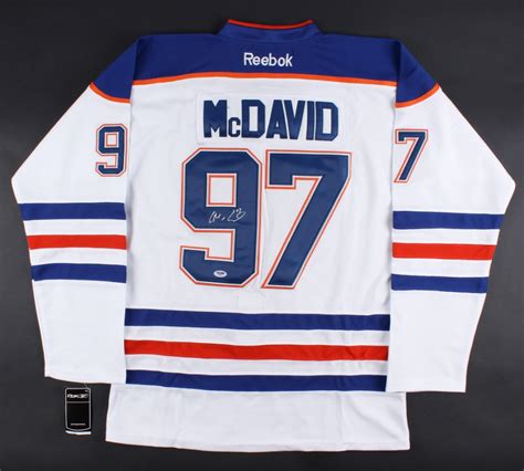 Connor McDavid Signed Oilers Jersey (PSA COA) | Pristine Auction