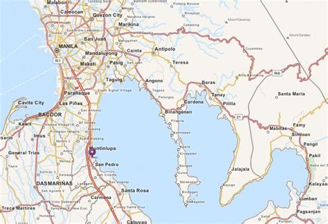 Muntinlupa Map - Philippines