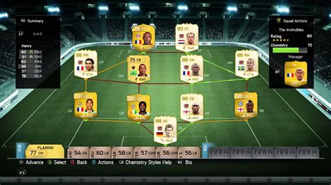 THE INVINCIBLES #1 ARSENAL 'LEGENDS' FIFA 14 ULTIMATE TEAM - YouTube