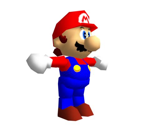 Nintendo 64 - Super Mario 64 - Mario - The Models Resource