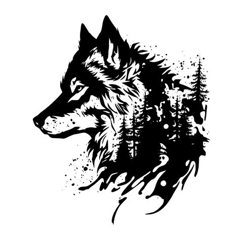 Wolf Spirit SVG File for Cricut, Silhouette, Laser Machines: Instant Download