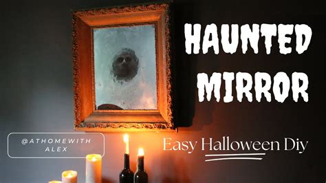 Haunted mirror tutorial 👻 SUPER CREEPY! - YouTube