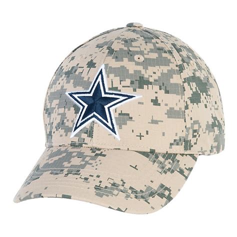 Dallas Cowboys Washed Digital Camo Cap | Adjustable | Hats | Mens ...