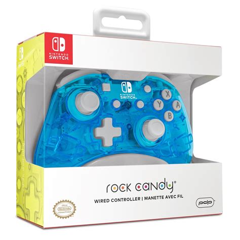 PDP Rock Candy Wired Controller for Nintendo Switch - Blu-merang