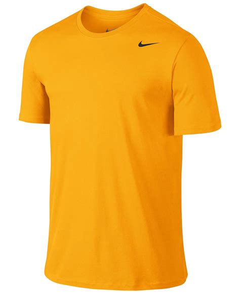 Nike Dri-fit Cotton Short-sleeve 2.0 in University Gold/Black (Yellow) for Men - Lyst