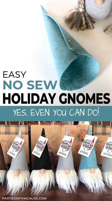 Such an easy no-sew gnome tutorial for the perfect Christmas decor ...