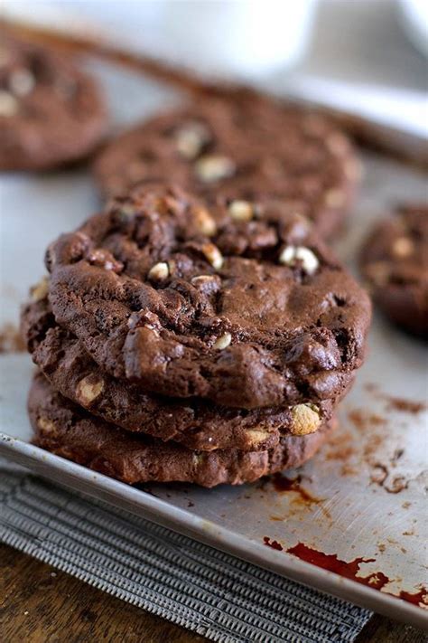 Double Chocolate Cake Mix Cookies Recipe - Pinch of Yum