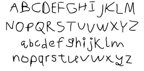Little Kids Handwriting font by Cloudy's Fonts | FontRiver