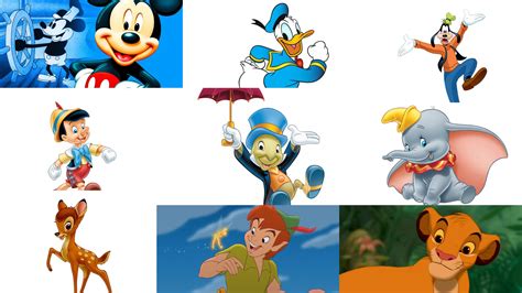 The Top 25 Famous Disney Male Cartoon Characters: A Legendary ... - Clip Art Library