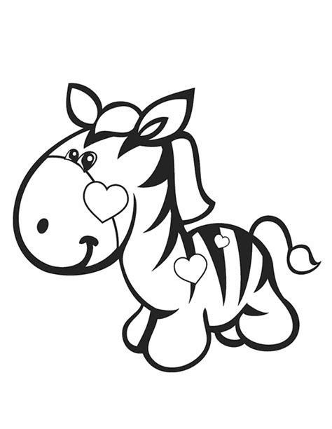 Free Printable Zebra Coloring Pages For Kids