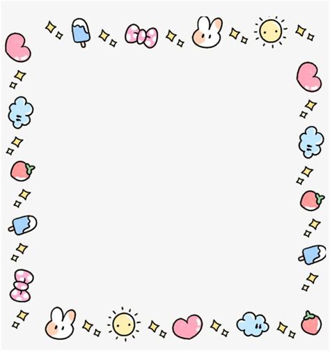 Borda Kawaii | Memo pad design, Note writing paper, Cute notes