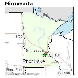 Prior Lake Minnesota Map - Angela Maureene