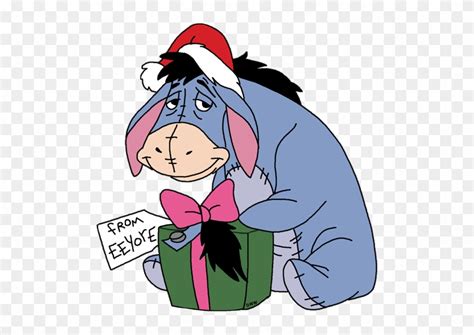 Eeyore Christmas Hat Clipart