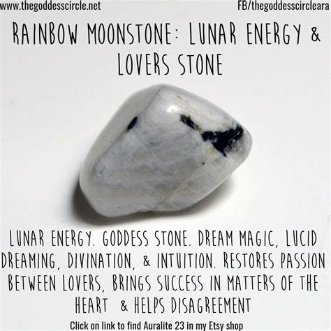 "Rainbow Moonstone is a beautiful milky white gem with rainbow ...