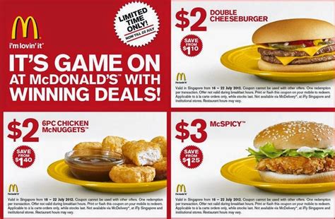 Mcdonald's Printable Coupons May 2015 - Home