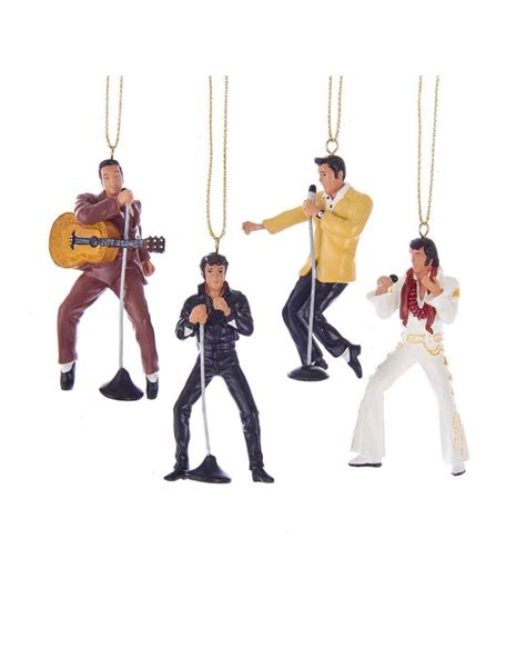 2.5" Elvis Presley Ornaments Set of 4 | Elvis presley, Elvis, Ornament gifts