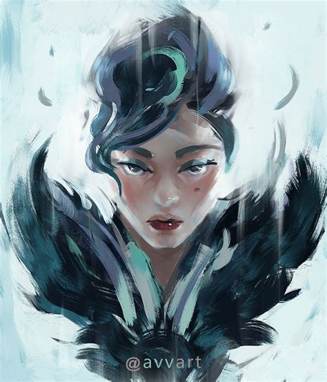 Crow girl by avvart on DeviantArt