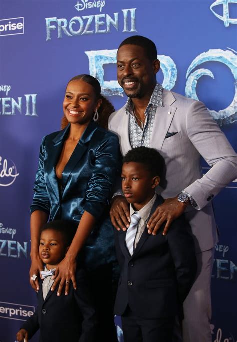 Sterling K. Brown and His Family at Frozen 2 Premiere | Sterling K. Brown With Family at Frozen ...