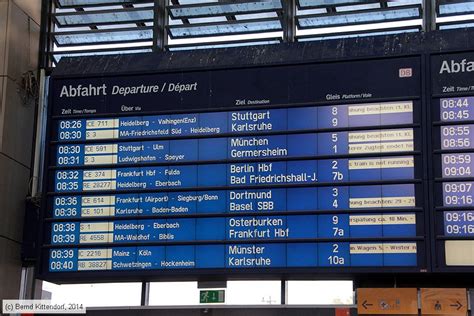 Deutschland – Bahnhöfe - Mannheim Hauptbahnhof