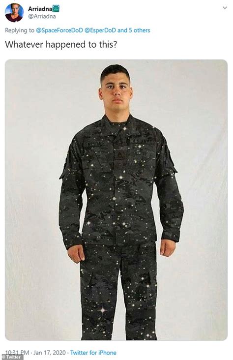 US Space Force reveals new earth-toned camouflage uniform and nametape | Daily Mail Online