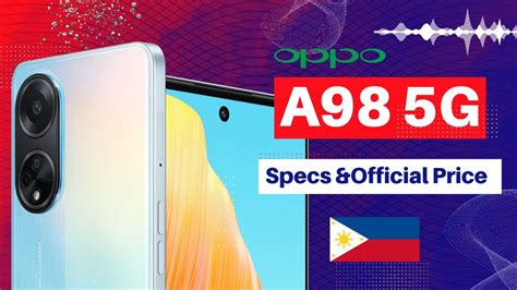 Oppo A98 5G Specs and Official Price Philippines 2023 - YouTube