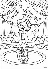 The juggler  Circus Coloring Pages sketch template