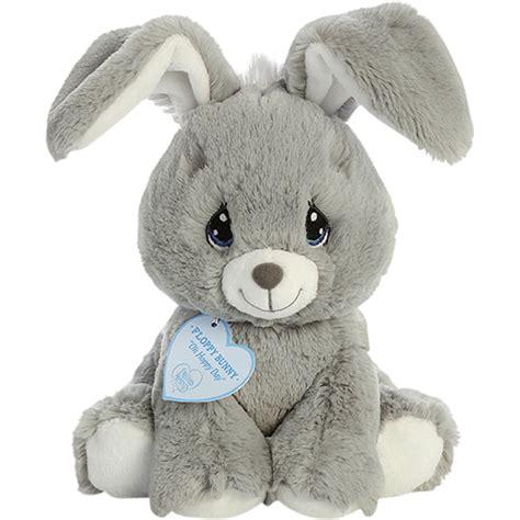 Baby Gifts, “Oh Hoppy Day” Praying Grey Floppy Bunny Stuffed Animal ...