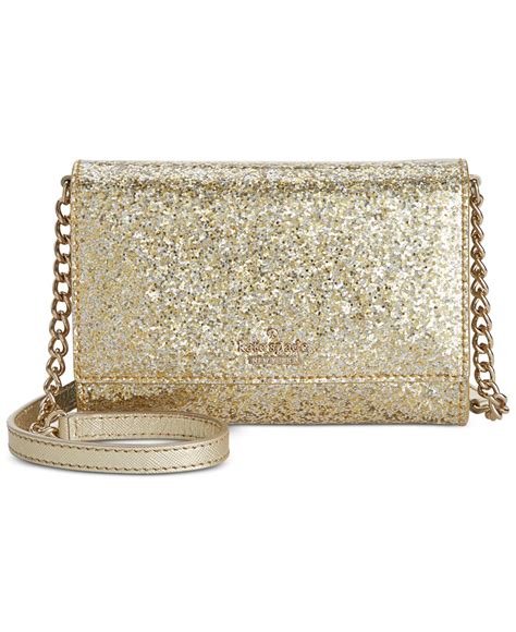 Kate Spade Glitter Bug Cami Crossbody in Gold | Lyst