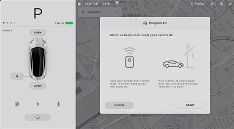 How to Check If Tesla has Garage Door Opener and How to Program It