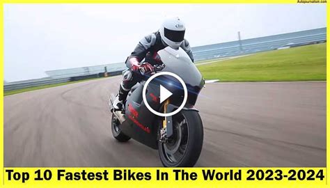 Top 10 Fastest Bikes In The World 2023-2024 (Ranked)