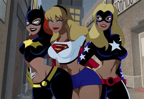 Barbara x Kara x Courtney (DCAU commission) by GhostlessM on DeviantArt