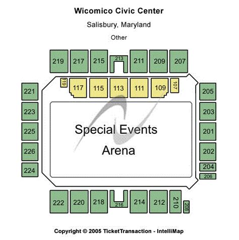 Wicomico Civic Center Seating Chart | Wicomico Civic Center Event ...