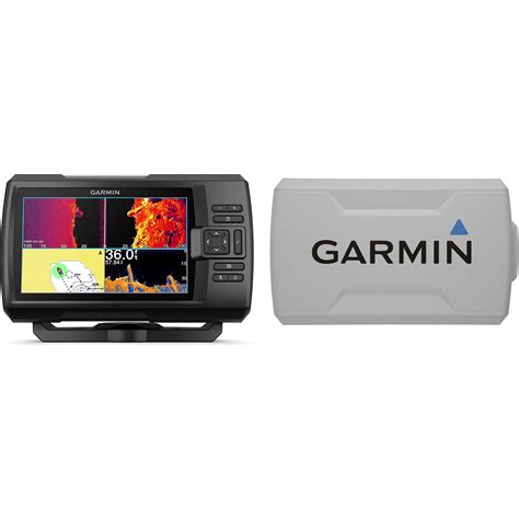 Garmin Striker Vivid 7sv Bundle with Transducer and Protective Cover, 7-inch Color Fishfinder ...