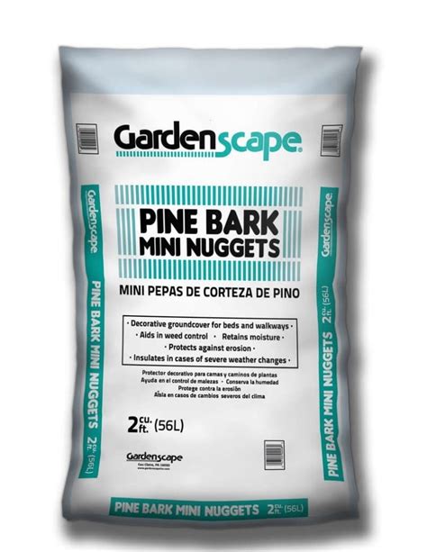 Gardenscape Pine Bark Mini Nuggets, 2 Cu. Ft. – Walmart Inventory ...