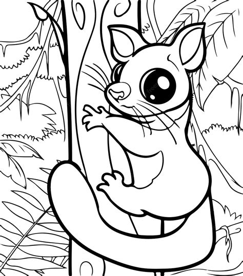 Possum Coloring Pages Printable for Free Download