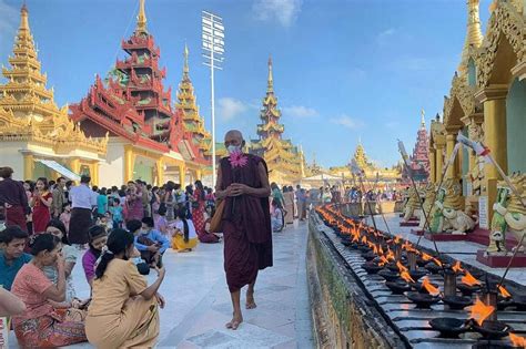 Thousands throng Myanmar's Shwedagon to mark Buddhist festival of ...