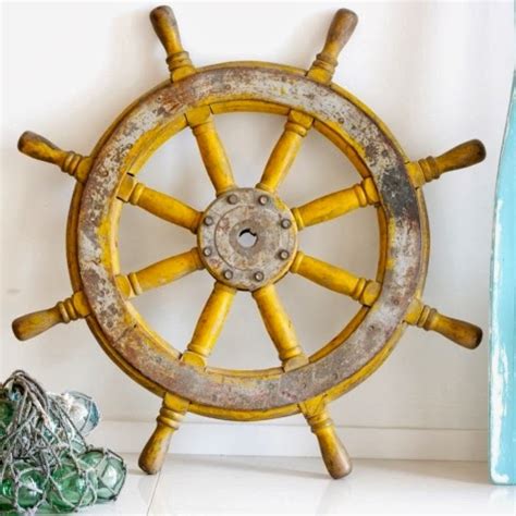 Ship Wheel Decor -A Stylish Spin on the Old Captains Wheel - Completely ...