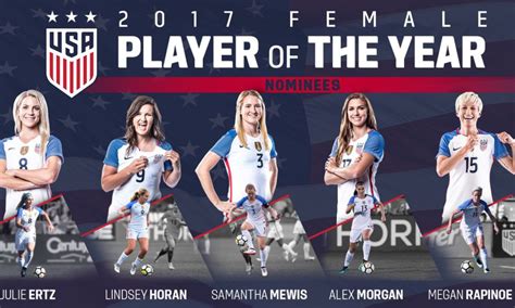 Five named finalists for US Soccer Female Player of the Year ...