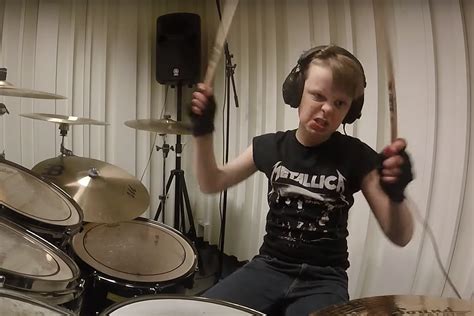 Kid Drummer Plays Medley of Entire Metallica Discography