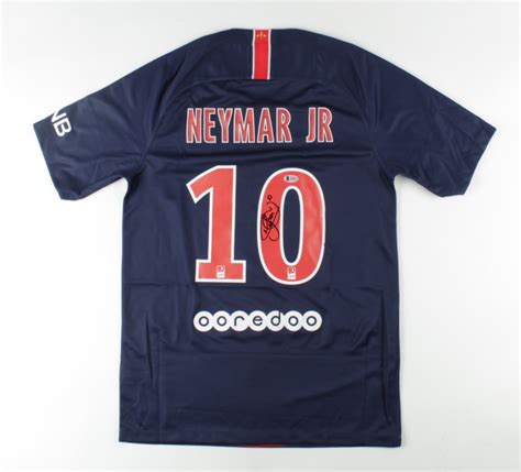 Neymar Signed Paris Saint-Germain F.C. Jersey (Beckett LOA) | Pristine ...