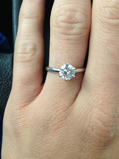 Tiffany's Classic Solitaire with Platinum Band.... Timeless | Platinum ...