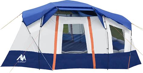 10 Person Tent - AYAMAYA Waterproof Multi Room Large Family Camping ...