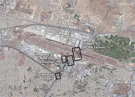 Satellite images capture the chaos at Kabul airport - The Washington Post