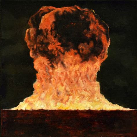 Nuclear explosion 1 Painting by Srecko Radivojcevic | Saatchi Art